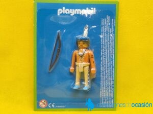 Playmobil Guerrero indio con arco, colección Planeta