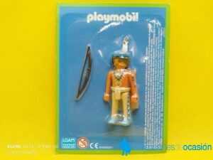 Playmobil Guerrero indio con arco, colección Planeta