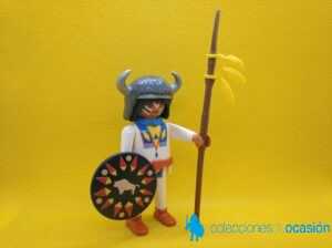 Playmobil Guerrero indio con cuernos de bisonte