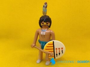 Playmobil Guerrero indio con tomahawk