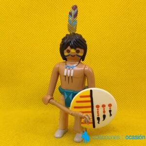 Playmobil Guerrero indio con tomahawk