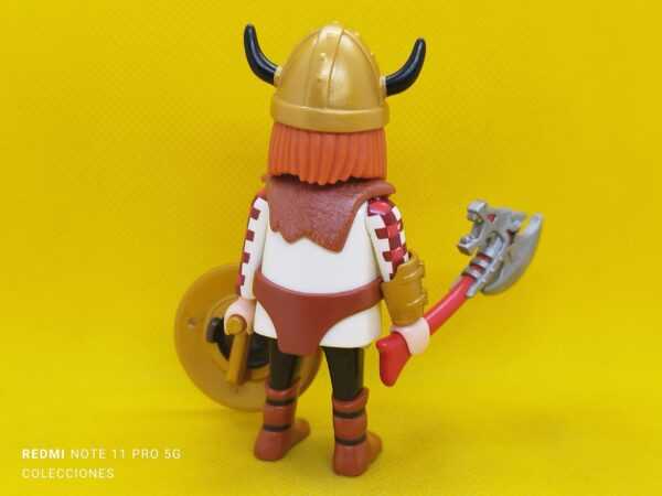 Playmobil Guerrero vikingo, barbaro con hacha de combate - Imagen 3