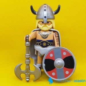 Playmobil Guerrero vikingo, Bárbaro con hacha de combate