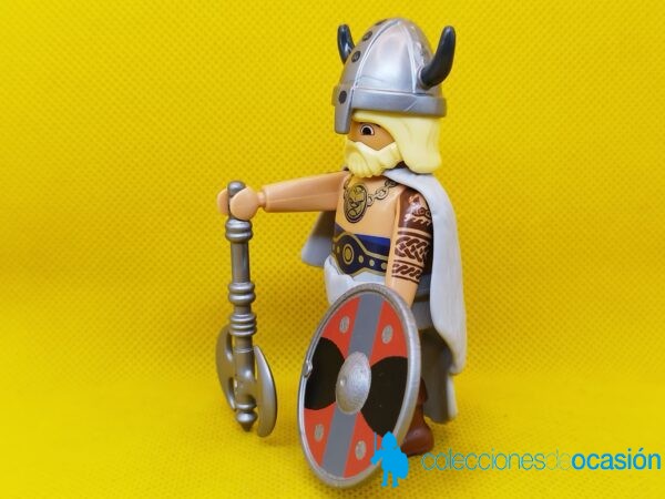 Playmobil Guerrero vikingo, Bárbaro con hacha de combate - Imagen 2
