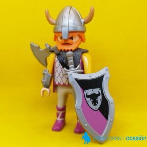 Playmobil Guerrero vikingo con hacha de combate