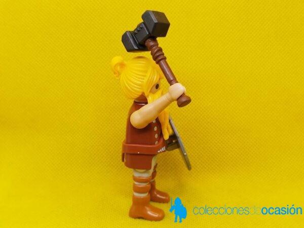 Playmobil Guerrero vikingo con martillo de combate - Imagen 4