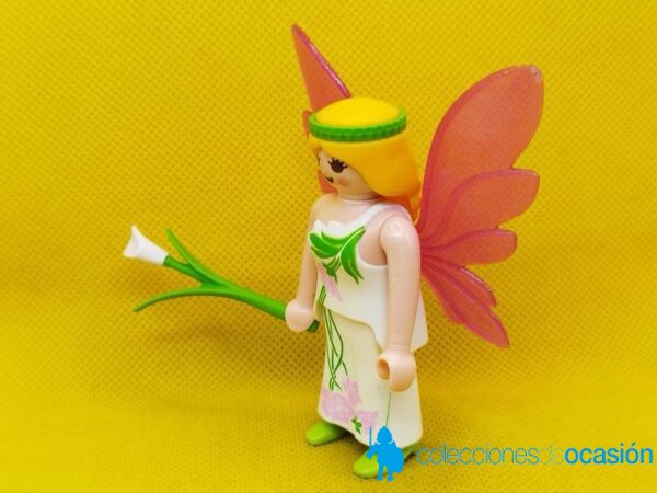 Playmobil Hada con corona verde y flor - Imagen 2