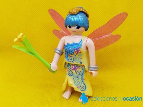 Playmobil Hada con flor y pelo azul