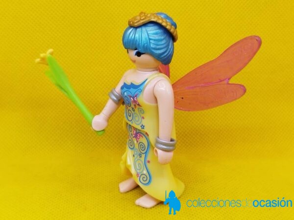 Playmobil Hada con flor y pelo azul - Imagen 2