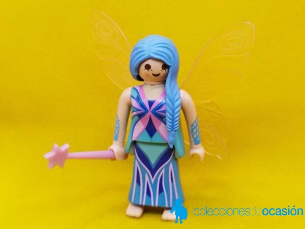 Playmobil Hada con pelo azul y varita mágica