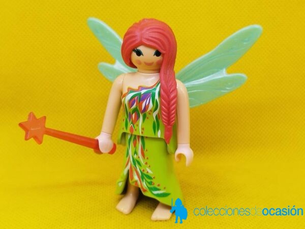 Playmobil Hada con vestido verde y varita mágica