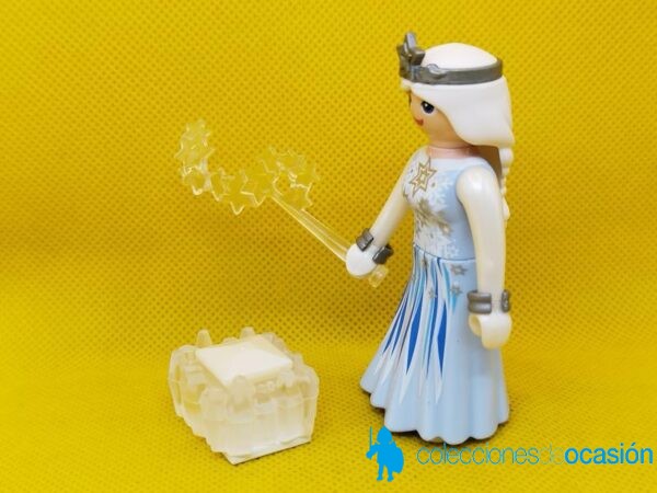 Playmobil Hada de hielo con pelo blanco y varita - Imagen 2