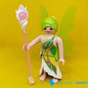 Playmobil Hada mágica con alas y pelo verde