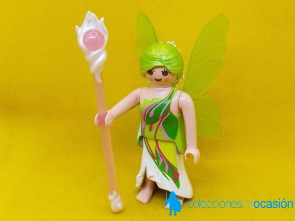 Playmobil Hada mágica con alas y pelo verde