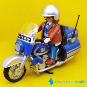 Playmobil Harley Davidson azul ST Louis, moto