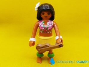 Playmobil Hawaiana con collar de flores