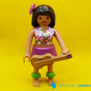 Playmobil Hawaiana con flor en el pelo