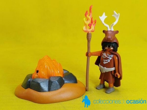 Playmobil Hechicero prehistórico con hoguera REF 3699
