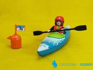 Playmobil Hombre con piragua, deportista