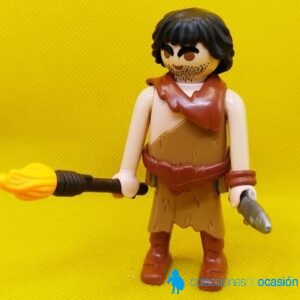 Playmobil Hombre prehistórico con antorcha, troglodita