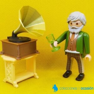 Playmobil Hombre victoriano con gramófono custom