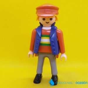 Playmobil Hombre vintage, lechero, mecánico, conductor