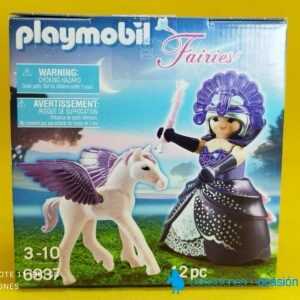 Playmobil Reina Luna con bebe Pegaso Huevo REF 6837