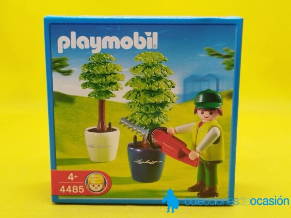 Playmobil Jardinero con cortasetos y maceteros REF 4485