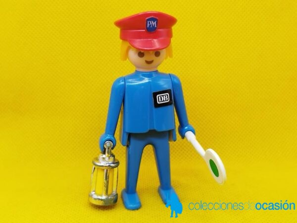 Playmobil Jefe de estación, revisor