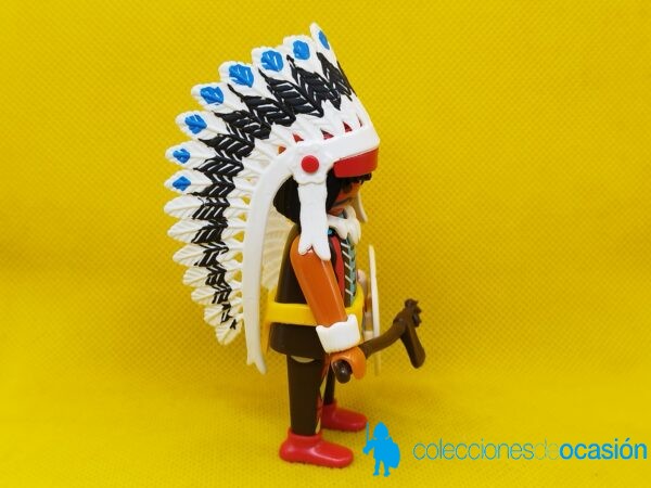 Playmobil Jefe indio con TomahawK - Imagen 3