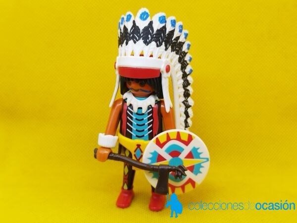 Playmobil Jefe indio con TomahawK