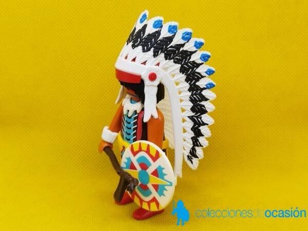 Playmobil Jefe indio con TomahawK - Imagen 2