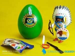 Playmobil Jefe indio en huevo verde REF 3947
