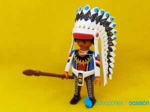 Playmobil Jefe indio, guerrero apache