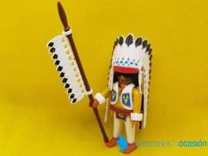 Playmobil Jefe indio, guerrero apache