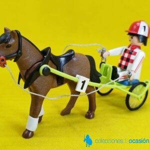 Playmobil Jockey con carro de carreras REF 4192