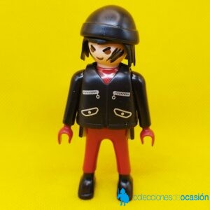 Playmobil Ladrón con cara pintada y gorro negro