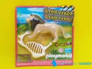 Playmobil León con huesos