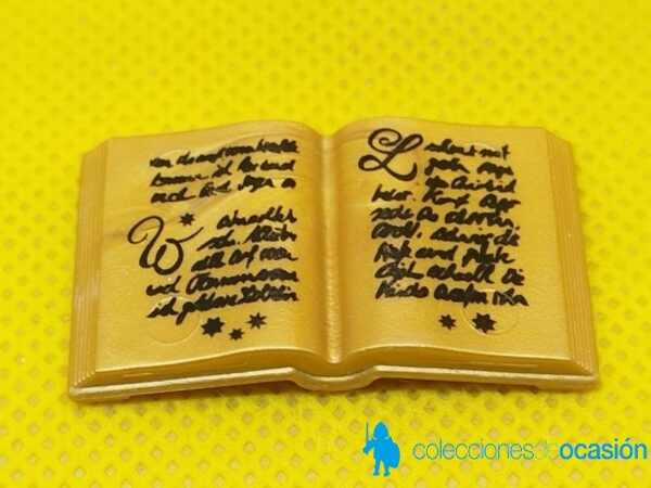 Playmobil Libro dorado abierto con texto