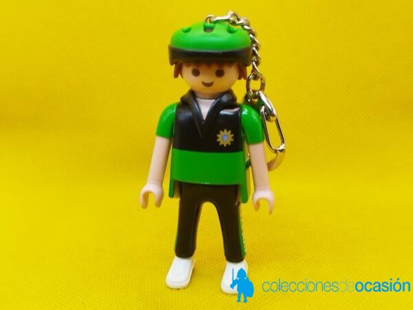 Playmobil Llavero Policía ciclista