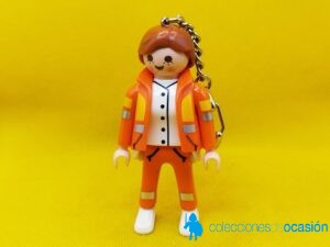Playmobil Llavero de médica de emergencias, doctora