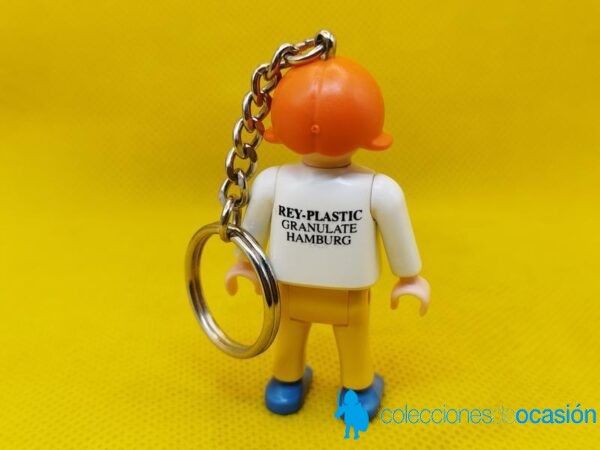 Playmobil Llavero de niña con publicidad en la espalda - Imagen 4