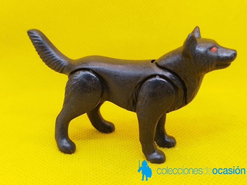 Playmobil Lobo negro con ojos rojos - Lobo negro con ojos rojos (3)