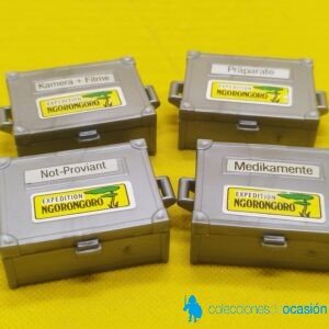 Playmobil Lote de cajas de transporte Expedición Ngorongoro
