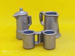 Playmobil Lote de jarra, cafetera y tazas, vajilla del oeste