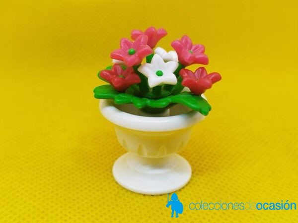 Playmobil Macetero blanco con flores
