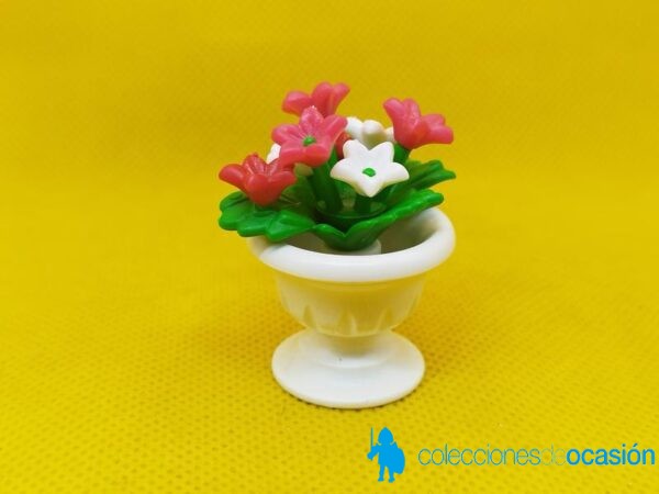 Playmobil Macetero blanco con flores - Imagen 2