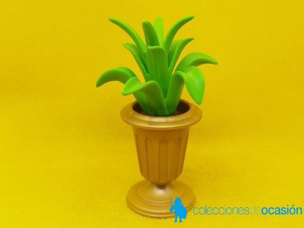 Playmobil Macetero dorado con planta