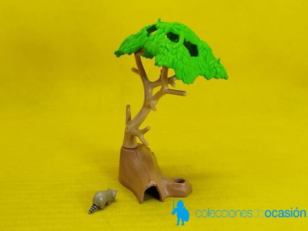 Playmobil Madriguera, tronco seco con arbusto - Imagen 3