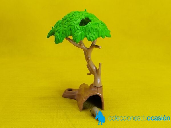 Playmobil Madriguera, tronco seco con arbusto - Imagen 2